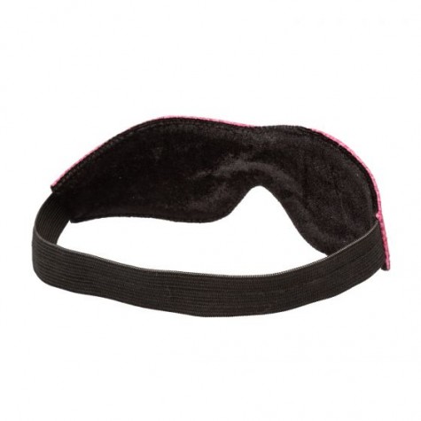 Розово-черная маска на резинке Tickle Me Pink Eye Mask